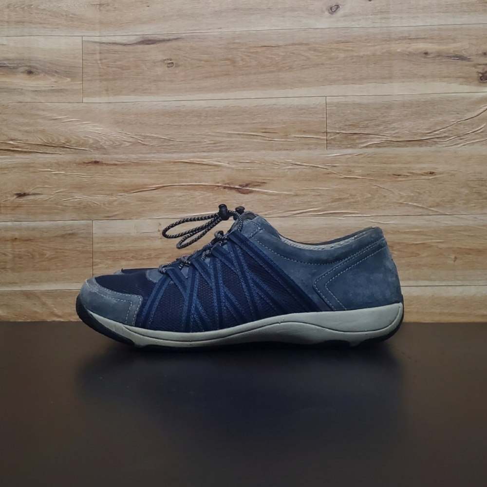 Dansko Honor Suede Slip On Blue Shoes Women's Size 11.5